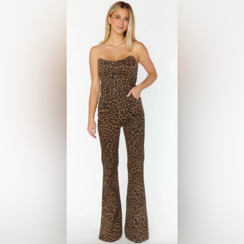 Show Me Your Mumu Leopard Print Jumpsuit
